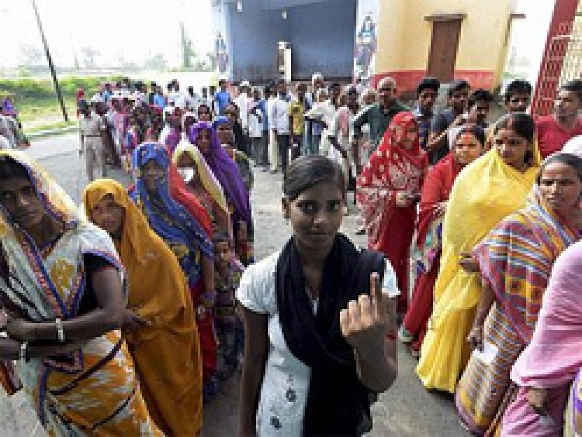 Bihar polls: 35.68 percent turnout till 12 p.m.
